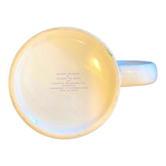 Riviera Van Beers 2 Holiday Splendor by Signature Housewares Inc Stoneware - Picture 8 of 9